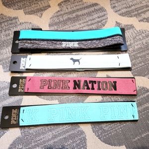 Pink Victoria's Secret headbands x4